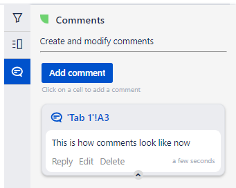 Comments look and feel without the comment author