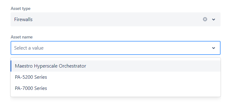 JSM form - Connected items dynamic display