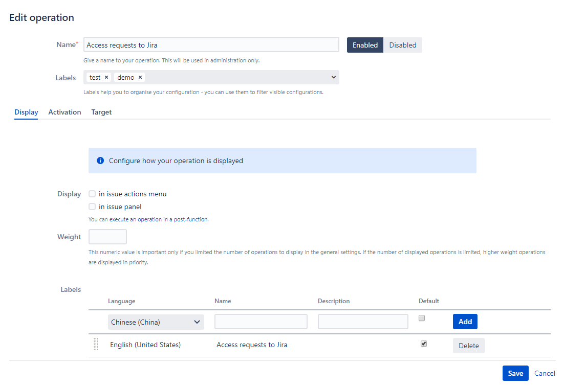 Create task and its subtasks operation