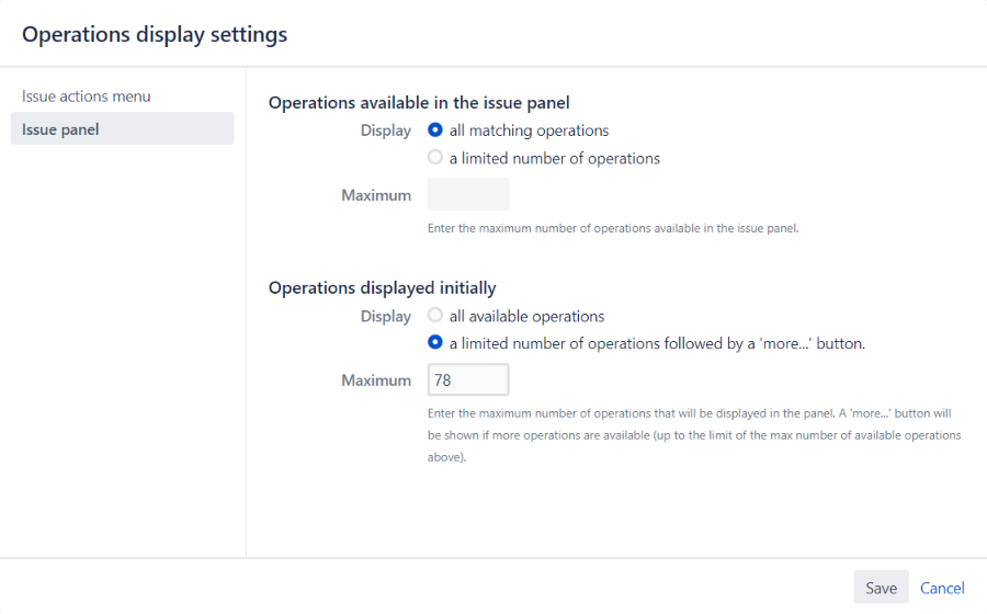 Elements Copy and Sync issue panel Display Setting