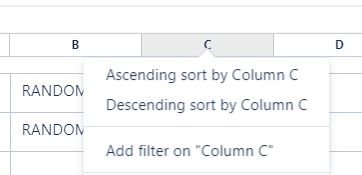 Add Filter from headers action