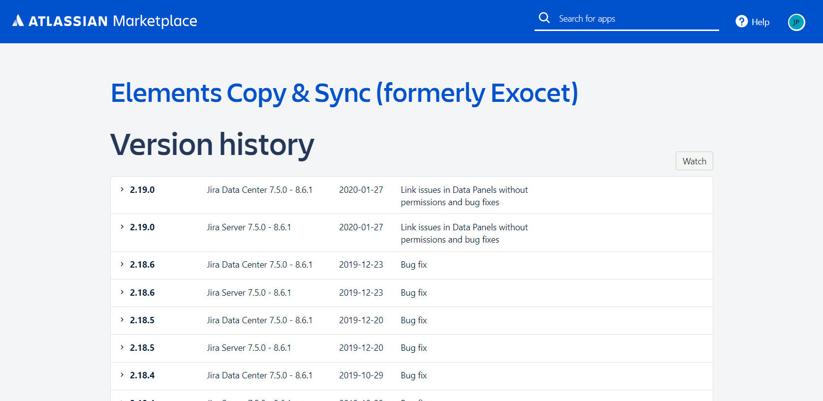 Elements Copy and Sync Marketplace