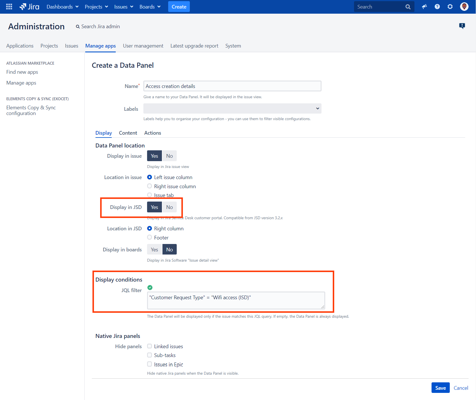 Share linked issues info in JSD portal