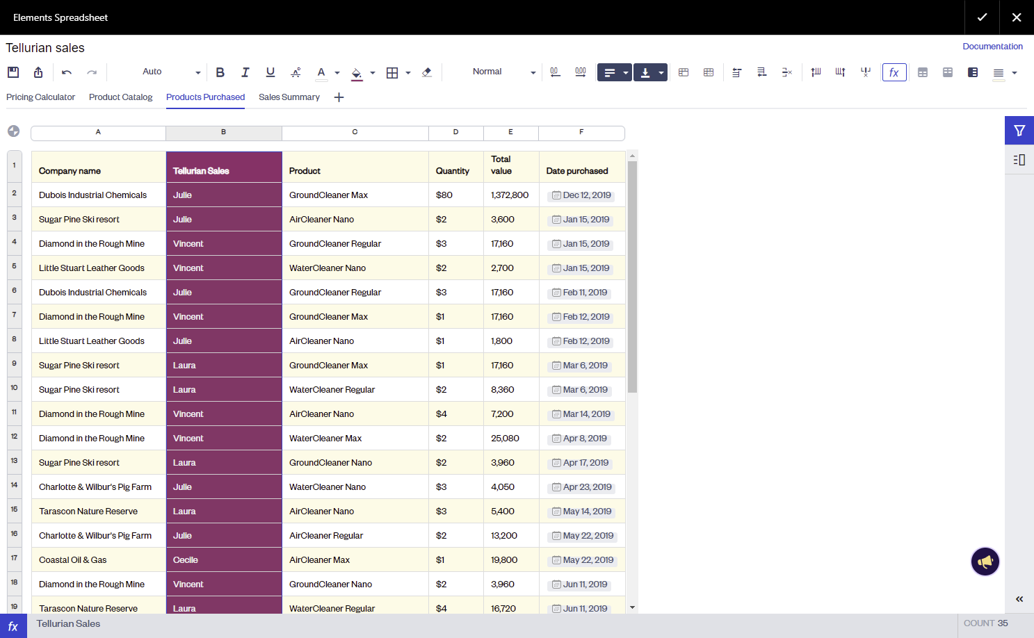 Alternating colors and background color