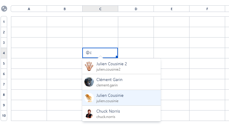 Navigate users to mention