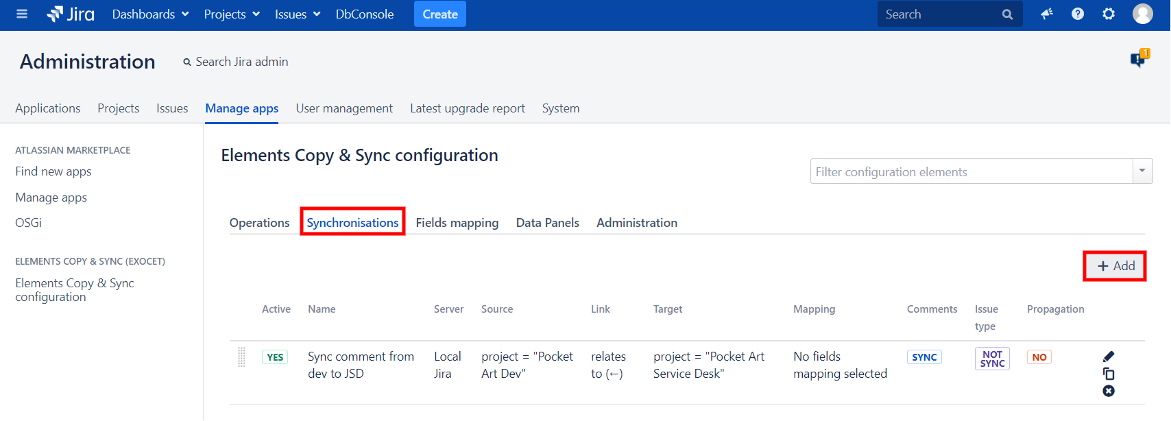 Add Synchronization to Sync Epic-Story