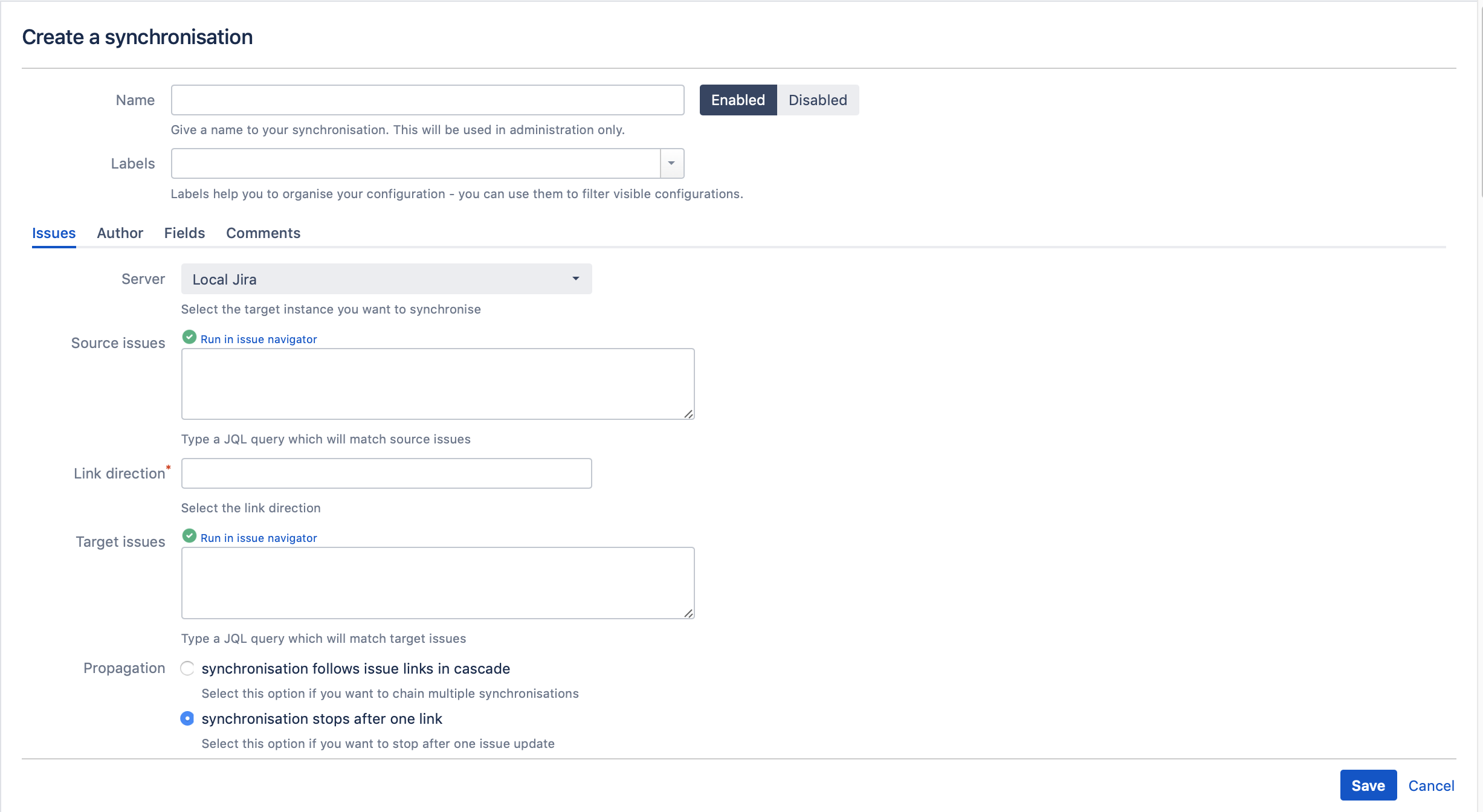 Create Copy and Sync Synchronization