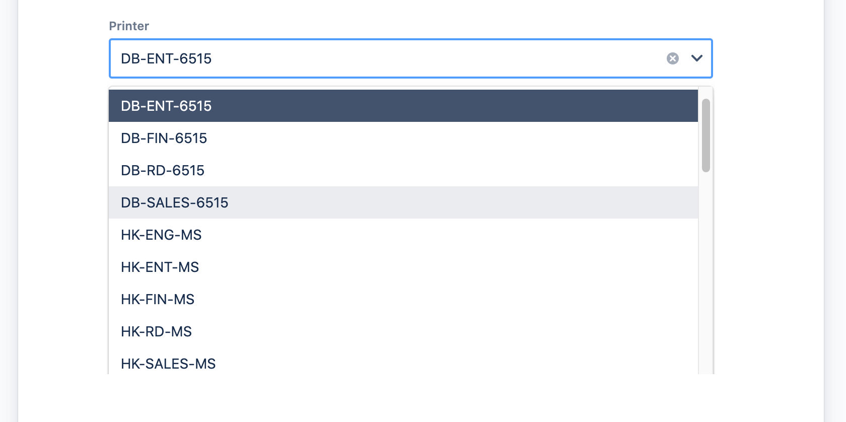 Query and Template - Select list - Printer - Elements Connect for Jira Cloud.png