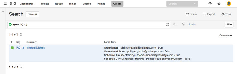Export Checklist panel to a script field in issue navigator