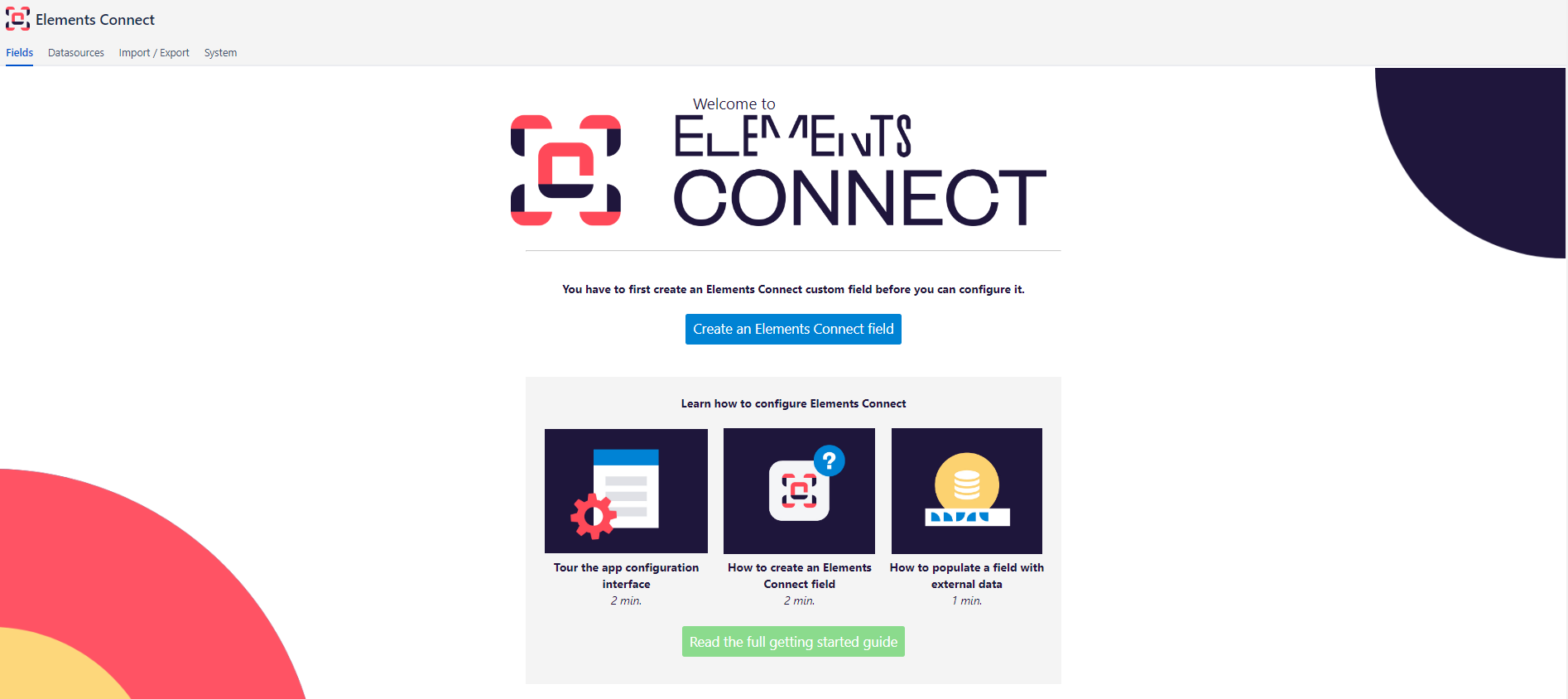 Elements Connect administration
